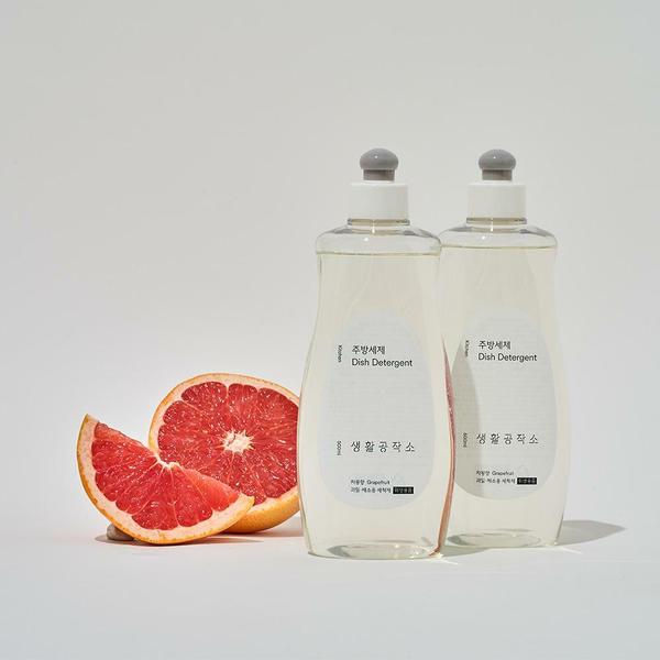 주방세제 500ml (캡형) 자몽향 x 4개