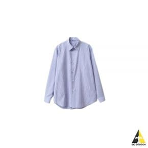 오라리 24 SUPER FINE WOOL STRIPE SHIRT SAX BLUE (A24SS01WW) (슈퍼 파인 울 스트라이