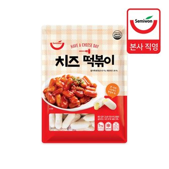 세미원푸드 치즈떡볶이떡 1kg (소스미포함)