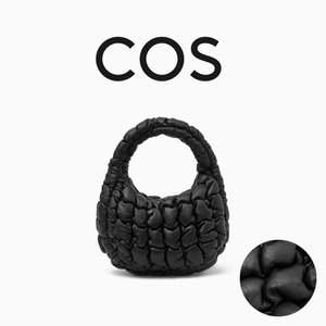 COS 코스 구름레더백 퀼티드 초미니 백 블랙 COS QUILTED LEATHER BAG