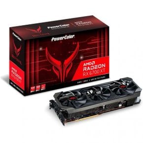 미국 파워컬러 그래픽카드 PowerColor Red Devil AMD Radeon RX 6700 XT Gaming Graphics Card w