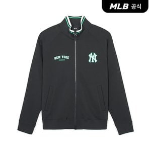 MLB [코리아공식]바시티 그래픽 스텐드넥 집업 NY (Black)