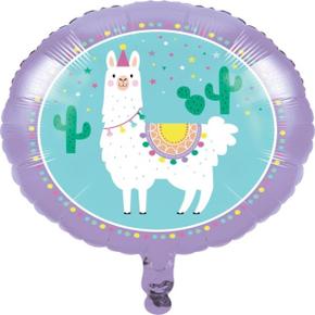 라마 호일 장식용 풍선 45cm CC Llama Party Balloon