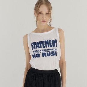 No Rush Summer Boat Neck Top_White