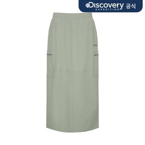 여성 우븐 트레이닝 스커트 (N/KHAKI)
