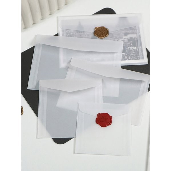 반투명 고품질 엽서 편지 초대장 기름 종이 봉투