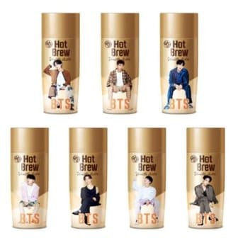  네추럴웨이 한국야쿠르트 BTS 핫브루 바닐라라떼 270ml x 24개 한박스