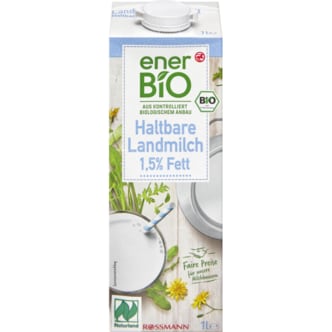 독일 로즈만 enerBiO 에너바이오 지방 1.5% 우유 1L