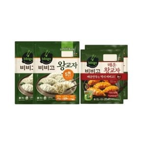 비비고 만두 왕교자 1.05kg x2 + 매운왕교자 385g x2