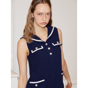 Classic Sailor Dress_ Navy