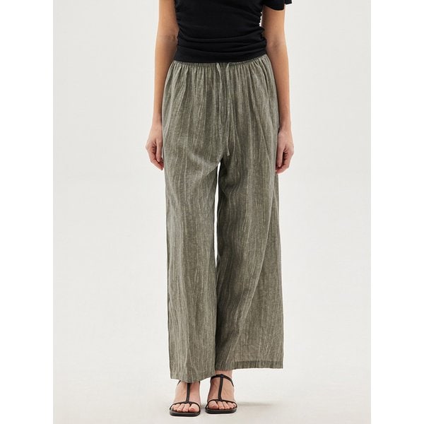 STRIPE RELAXED BANDING PANTS_T513BT703