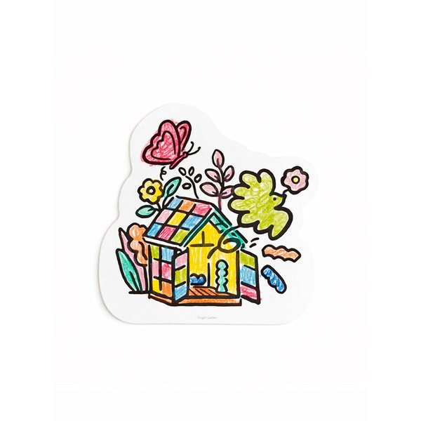 Coloring card (Bird)