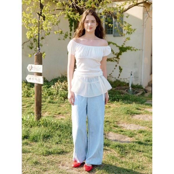 하티 레이어드 스커트 Hati layered skirt_ Cream