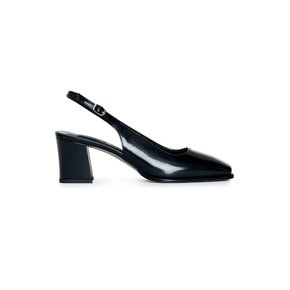 Doli sling-backs / black [ 스퀘어 토 슬링백 / 블랙 ] 6cm