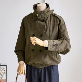 더블 벨티드 숏 코트_T2510CT603C