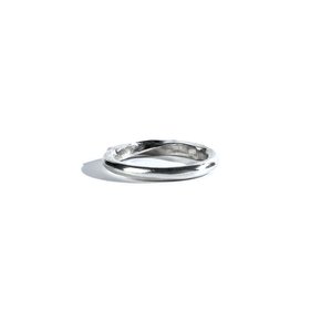 SEWN SWEN SILVER LINE TWIST RING
