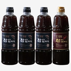 오색단지 참만능참치액 900ml(1,040g)  x 3병 + 참만능대게액 900ml(1,050g) x 1병