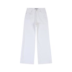 24SS 여성 화이트 노멀워싱 와이드 데님팬츠 AO2DTG370