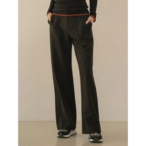 SIPT7063 Double Weave fatigue slacks_Black