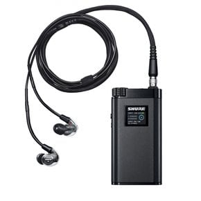 SHURE 이어폰 시스템 KSE1500 콘덴서형 고해상도 대응 헤드폰 앰프 일체형 KSE1500SYS-J [] 블랙