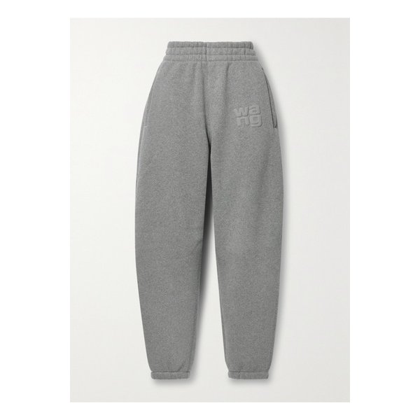 글리터 코튼 블렌드 저지 트랙 팬츠 1647597306482833