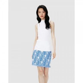 4503303 Diane Von Furstenberg DVF Alejandra Skirt - Logo Blue