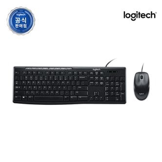 Logitech [로지텍 코리아]로지텍 MK200 유선 키보드 마우스 세트