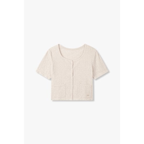 GCUT [지컷25S/S]아일렛 자카드 버튼업 티셔츠(7255240103)