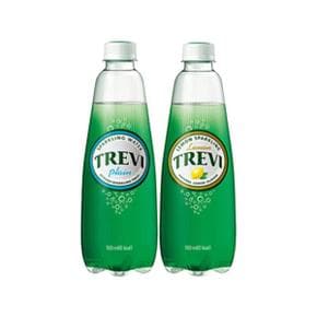 트레비 탄산수 플레인+레몬 500ml 2종 36pet(18pet 2박스)