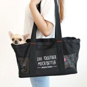 Paris Dog 듀오 매쉬 Pet Bag (sj)