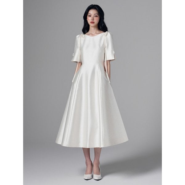 MICHELLE COUTURE DRESS - white