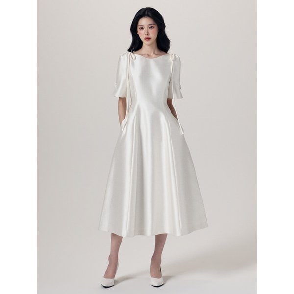 MICHELLE COUTURE DRESS - white