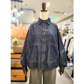 노원점 앞 포켓 데님 셔츠 A25DM5305