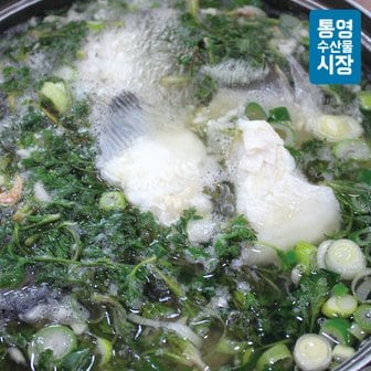 통영수산물시장 삼천포 손질 봄 도다리 7-800g내외 (+쑥 50g)