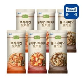 매일 상하키친 브리또 불고기+로제치킨+칠리포테이토 130G 6개입