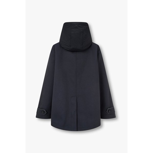 패딩 후드 본딩 하프 자켓 7156110003146