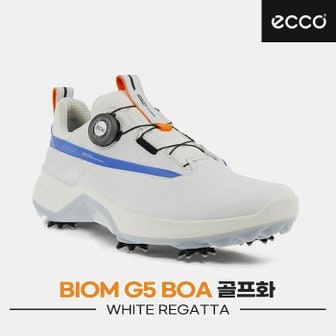 에코 [에코코리아정품]2023 에코 바이옴 G5(BIOM) 보아 골프화[화이트&레가타][152304-60356][남성용]