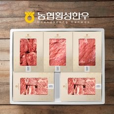 [바로배송][SSG 정담][냉장/1+][농협횡성한우]구이혼합세트4호 (등심/불고기/국거리/사태/장조림) / 2.5kg10