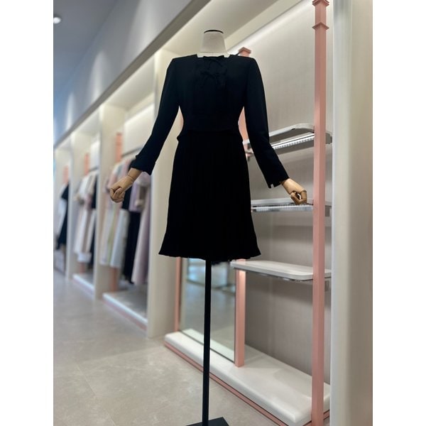 [여주점] 85% 할인 여성 플리츠 블록 페플럼 원피스 (ITN9WOP700A)