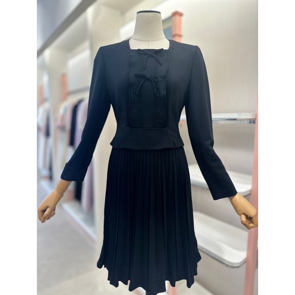 [여주점] 85% 할인 여성 플리츠 블록 페플럼 원피스 (ITN9WOP700A)