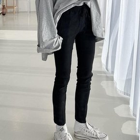 여성 데일리 쫀쫀 텐션 슬림핏 슬랙스 레깅스 (9683591A)