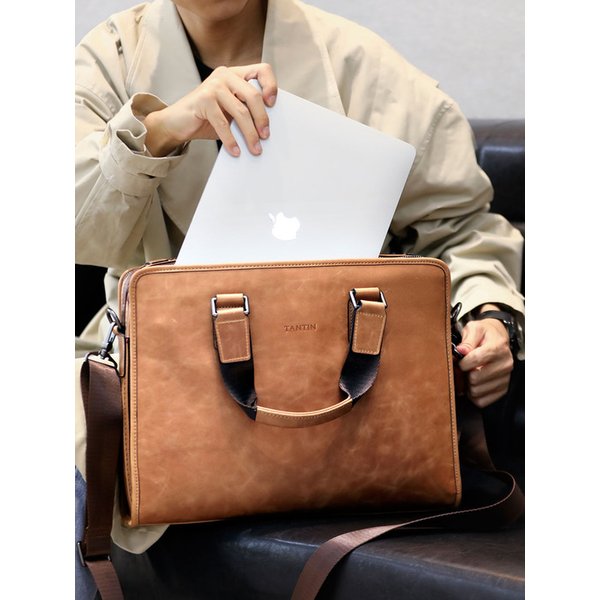 천연소가죽 남성 서류가방 T13048