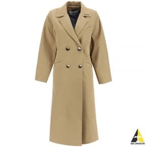 TWILL DOUBLE BREASTED COAT (F7354 554) (트윌 더블 브레스트 코트)