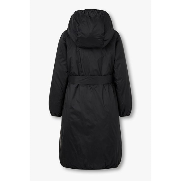 여성 빅 스냅 버튼 나일론 패딩 코트 A425310513000