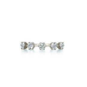 R017 Dewan14K 0.1CT 화이트 다이아몬드 반지(5개)