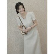 Letizia Button Flare Dress (3colors)