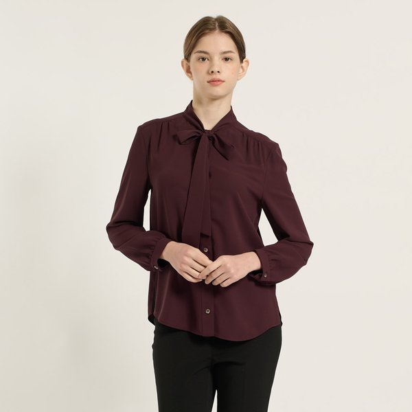 [여주점] 타이 블라우스 B5C8B430