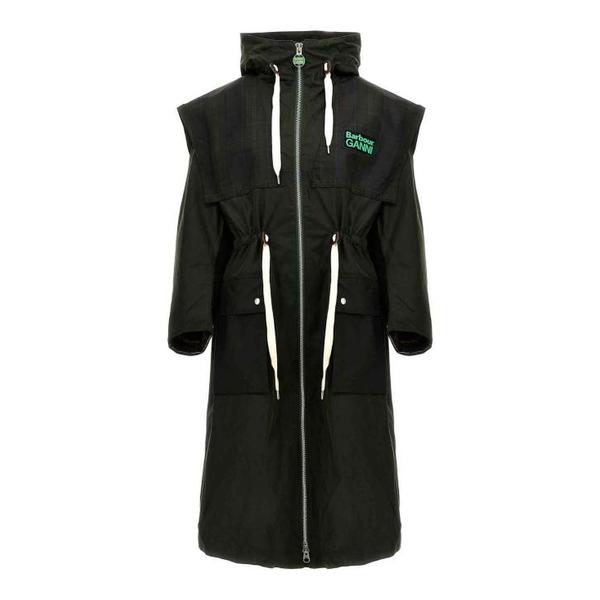 확대된 대표 바버 자켓 LWX1453GN61 VERDE DOM