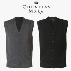 카운테스마라 23FW 부드럽고 따뜻한 울100% 단추조  2종택1 CSTW3B1101G0외1종