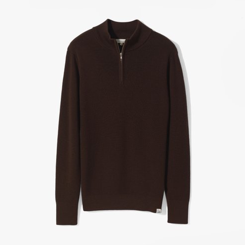 샌프란시스코마켓 [메르츠비슈바넨]HALF-ZIP FULLOVER (MERINO WOOL RELAXED FIT) /남성 풀오버 반집업/MBD2M60001